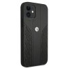 Etui BMW BMHCP12SRSPPK iPhone 12 mini 5,4 czarny/black hardcase Leather Curve Perforate